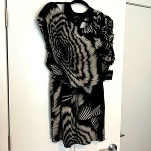 Robert Rodriguez Silk Pleated Racerback Mini Dress with tags. Never worn!